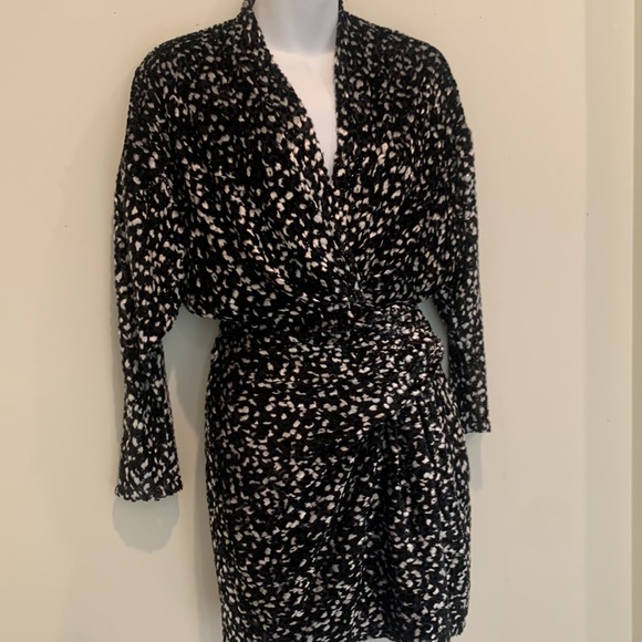 IRO Mielan Leopard Print dress - Picture 5 of 10